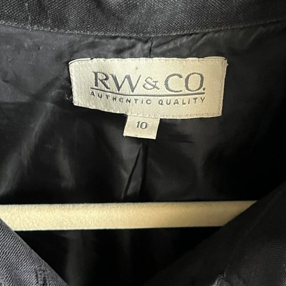 RW & Co Black Blazer - Picture 2 of 2